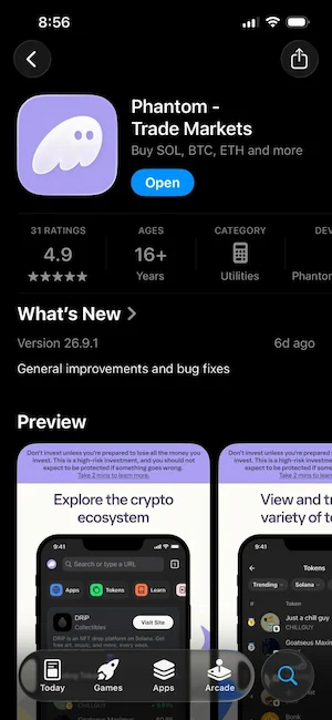 Download the Phantom App