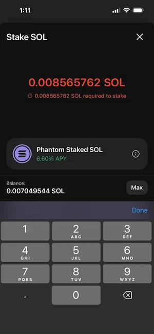 How to Stake SOL in Phantom Wallet