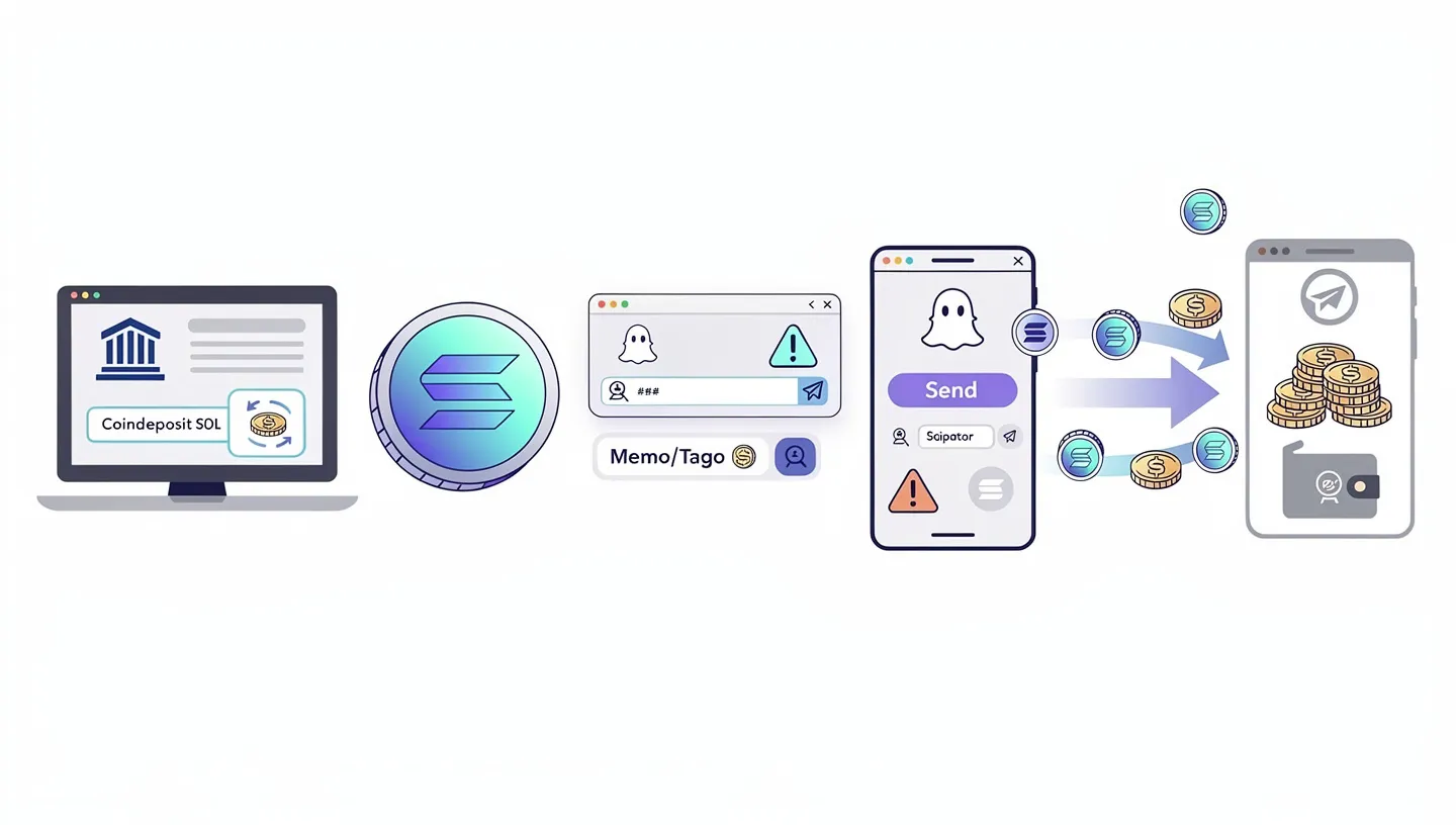 How to send SOL from Phantom to an exchange