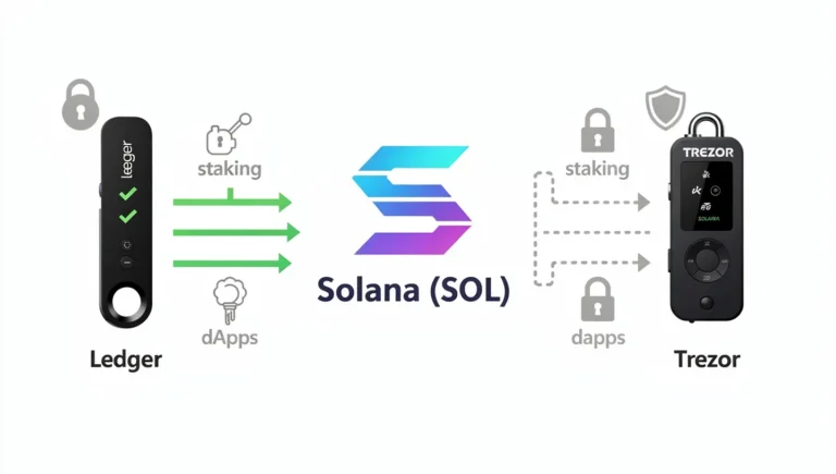 Ledger vs Trezor for Solana