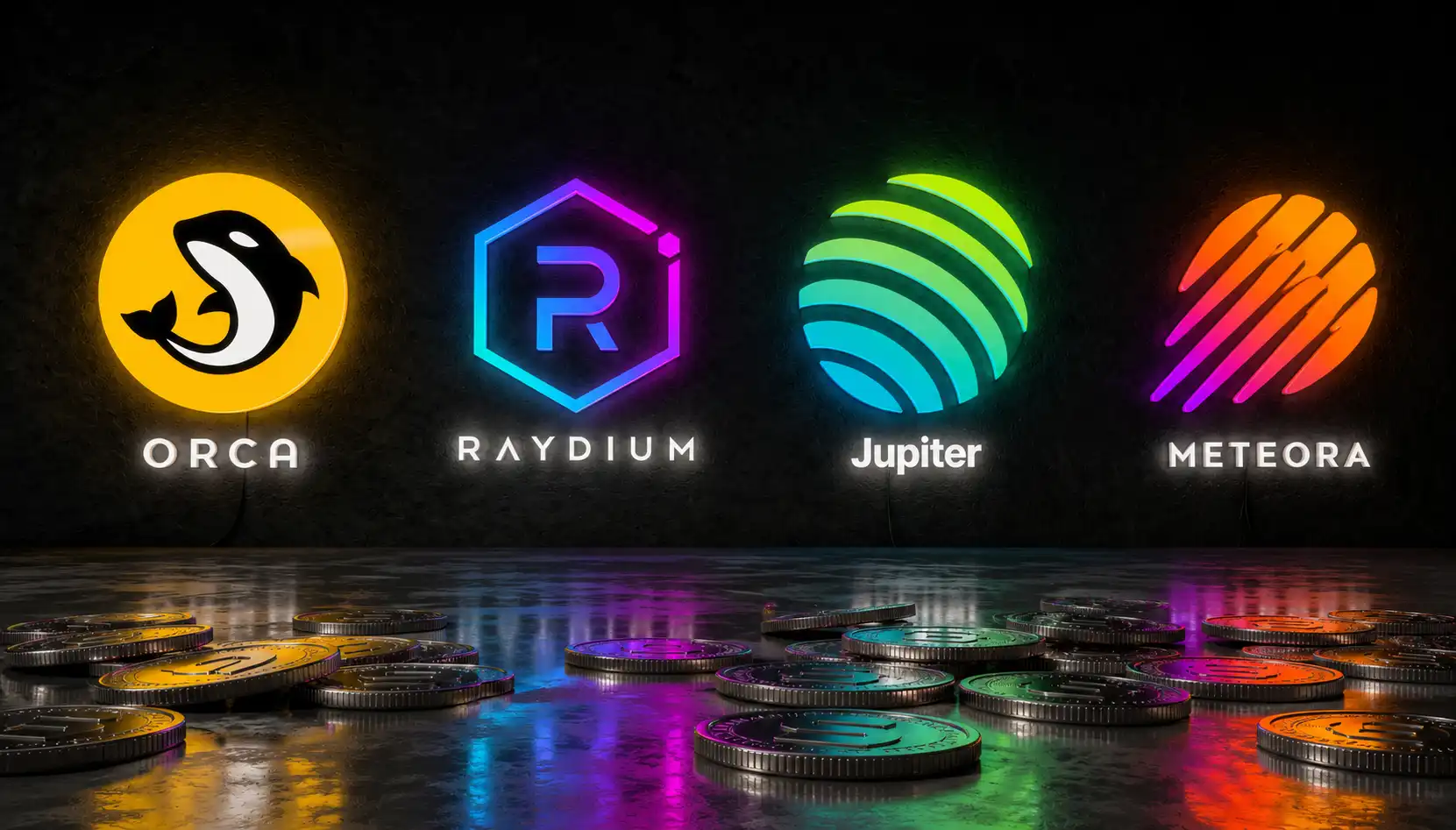 Jupiter vs Raydium vs Orca vs Meteora