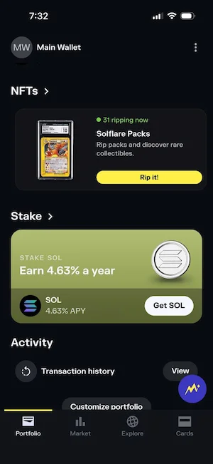 Solflare NFT