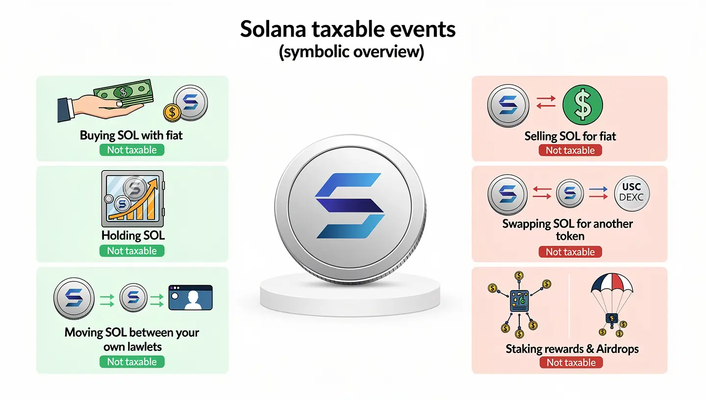 What Counts as a Taxable Event on Solana